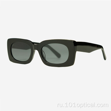Модные прямоугольные женские солнцезащитные очки из ацетата